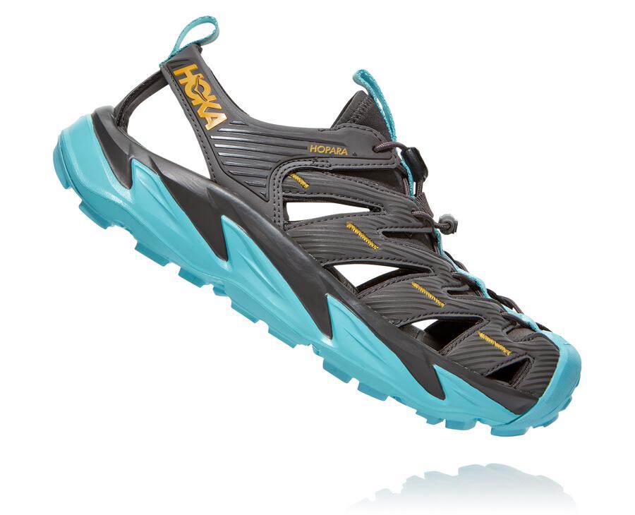 Hoka One One Hopara Sandaler Dam - Mörkgrå - KMFVD-2981